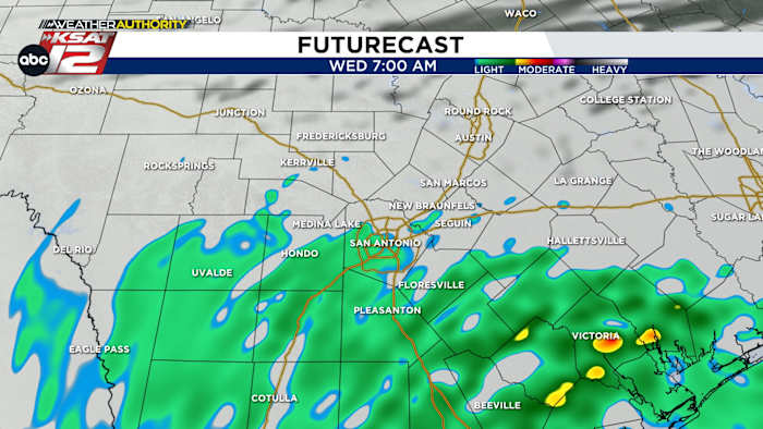 Woensdagochtend buien en een update over ons volgende koufront