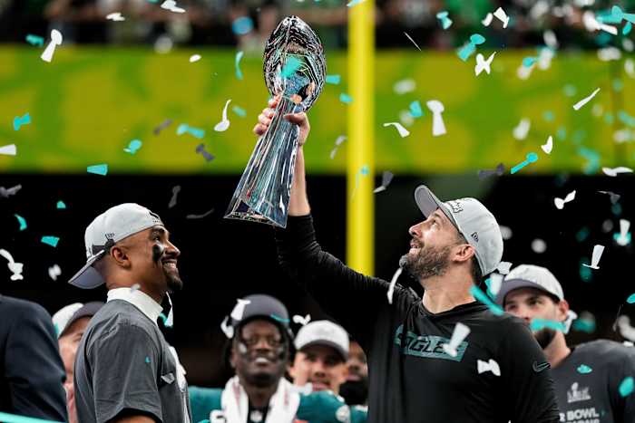 De roosterrevisie van de Eagles tussen twee Super Bowl -titels is een NFL -zeldzaamheid