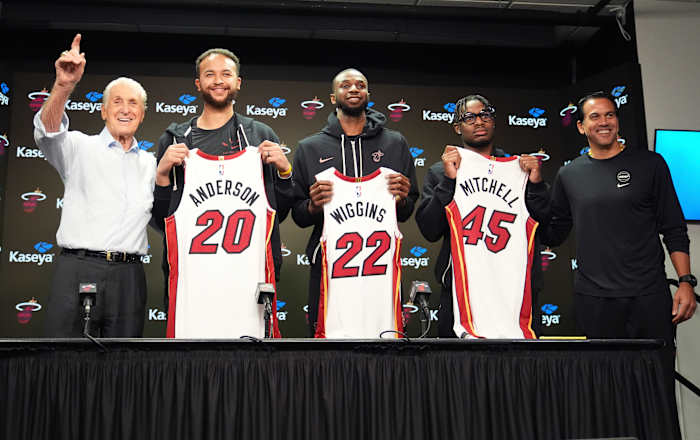 Heat verwelkomt officieel Wiggins, Mitchell en Anderson bij het team na de Butler Trade van vorige week