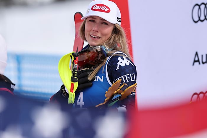 Mikaela Shiffrin krijgt een historische 100e World Cup -race -overwinning en gelijkspel voor de meeste podiums