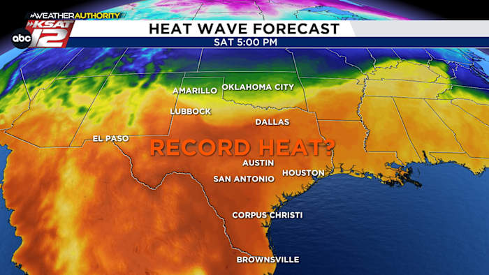 Record Heat Wave veegt Texas