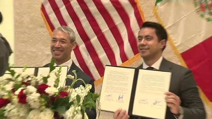 San Antonio burgemeester tekent zusters stadsovereenkomst met Querétaro