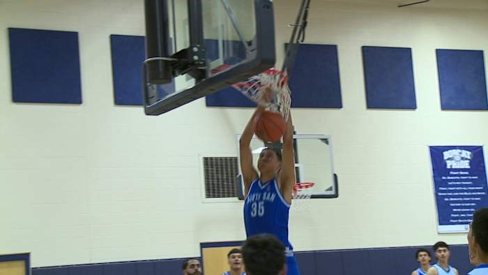 South San Antonio HS Boys 'Basketball voorbereid op gebiedsronde van play -offs