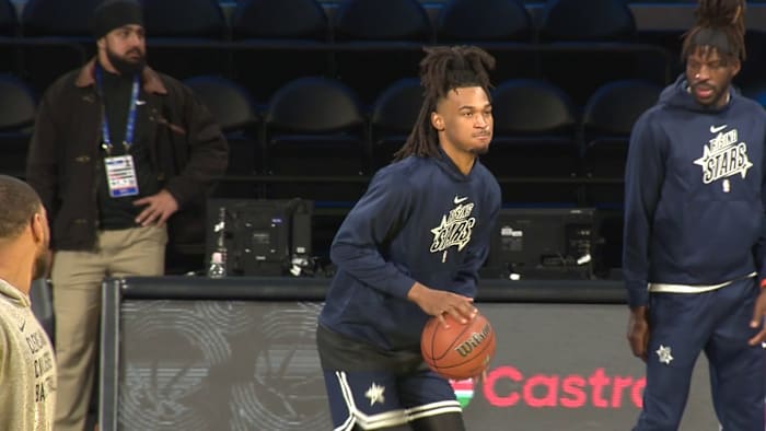 Stephon Castle van San Antonio Spurs wint Rising Stars MVP