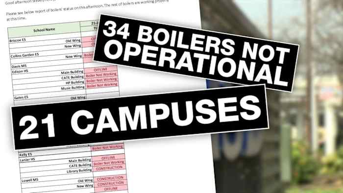 Tientallen downboilers gingen vorige maand voorafgaand aan SAISD's beslissing om scholen te sluiten, blijkt uit records