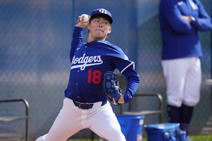 Yamamoto, Sasaki zijn de waarschijnlijke startende werpers wanneer de Dodgers volgende maand in Tokio spelen