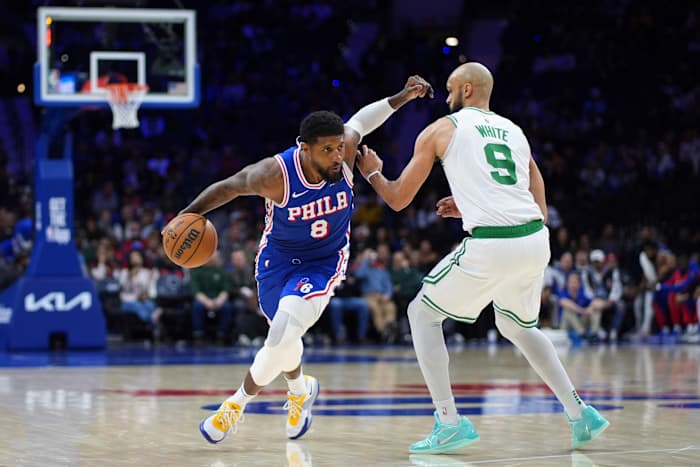 76ers vooruit Paul George zullen de rest van het seizoen missen om te herstellen van zijn blessures