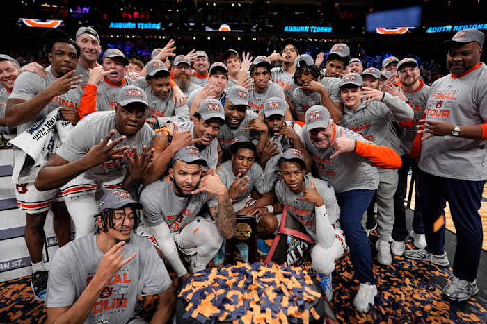 Auburn completeert het vegen van nr. 1 zaden in Final Four en verslaat Michigan State 70-64