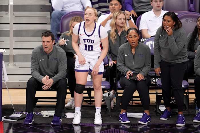 Big 12's 1e winnaar-take-all finale als nr. 10 TCU-vrouwen worden geconfronteerd