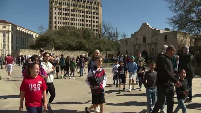 De Alamo bereidt zich voor om te worden herinnerd tijdens de voorjaarsvakantie te midden van de constructie