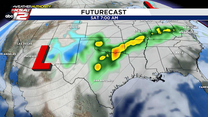 Een lente-achtige week ligt voor ons. Dit is wanneer we onze beste kans op stormen zien