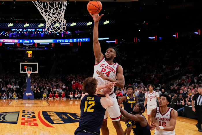 Ejiofor Powers No. 6 St. John's Past No. 25 Marquette 79-63 tot 1e Big East Final Sinds 2000