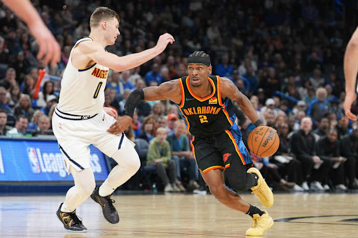 Gilgeous-Alexander scoort 40 als Thunder Top Nuggets 127-103 in matchup van West-leiders