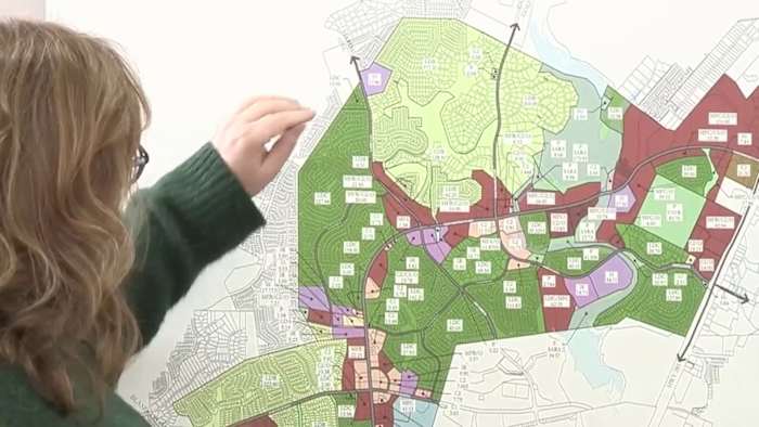Het masterplan van de ontwikkelaars vormt de unieke look van Stone Oak