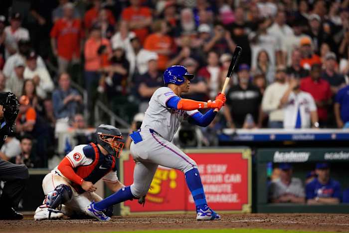 Juan Soto slaat uit met 2 om Mets-debuut en 3-1 verlies voor Astros te beëindigen