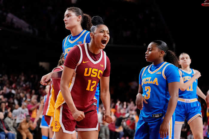 Juju Watkins en nr. 4 USC Bezoek nr. 2 UCLA in winnaar-take-all game voor Big Ten reguliere seizoen titel