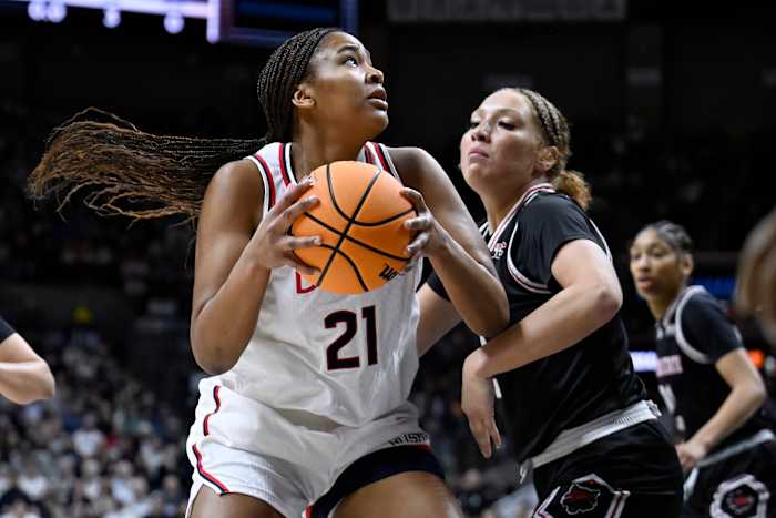 March Madness: Nr. 2 UConn Routs Arkansas State 103-34 in opener als FUDD heeft 27 punten