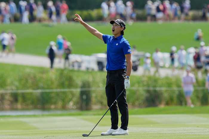 Min Woo Lee en Akshay Bhatia delen lead bij de spelers als Justin Thomas Course Mark met 62