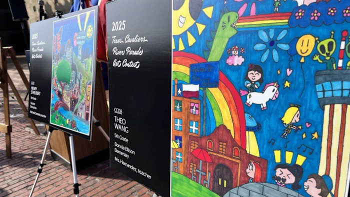 Northside ISD vierde-klasser wint Texas Cavaliers Art Contest