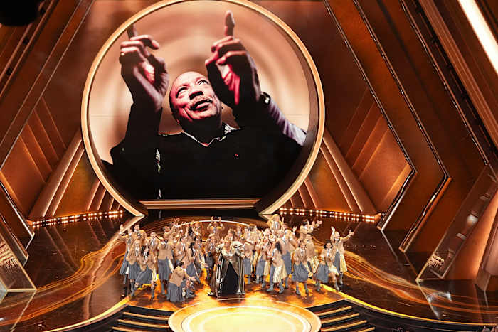 Oscars 'choreograaf Mandy Moore op' Wicked 'Opening, Quincy Jones en die groeten aan James Bond