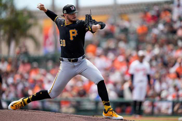 Pirates 'Skenes toont uitgebreide arsenaal in 1st Grapefruit League -optreden van het jaar