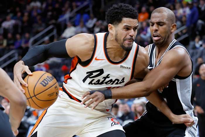 Pistons winnen opnieuw zonder Cunningham, versloeg Spurs 122-96 achter Sasser's Big Game Off Bench