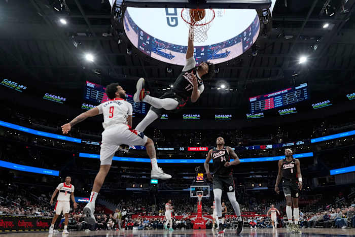 Shaedon Sharpe pleit dit seizoen voor de beste dunk in de NBA
