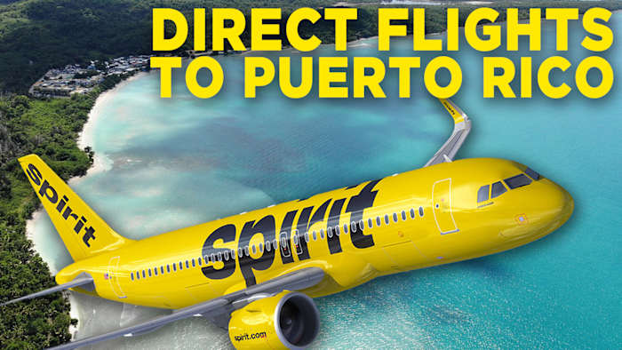Spirit Airlines lanceert non -stop vluchten van San Antonio naar Puerto Rico