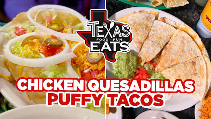 Texas Eats: Chicken Quesadillas, Puffy Tacos en Nutella Conchas