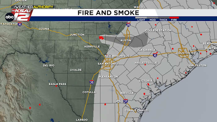Texas wordt geconfronteerd met een verhoogd tovervuurrisico als sterke winden brandstof meerdere actieve branden