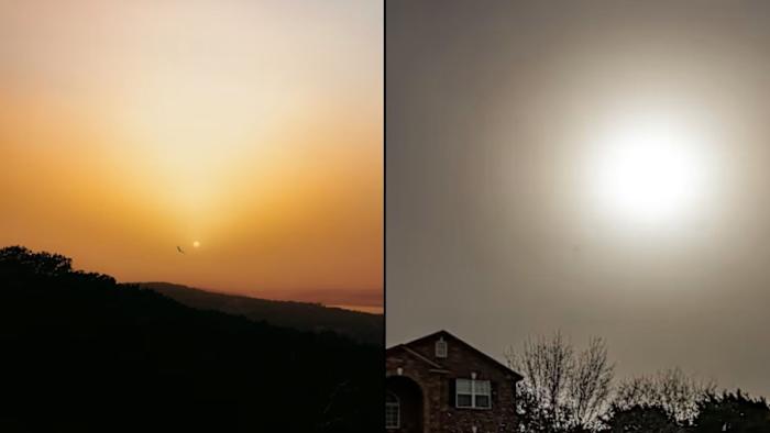 'The Sky Looks Anderworldly': KSAT Connect -gebruikers delen afbeeldingen, video's van stoffige luchten