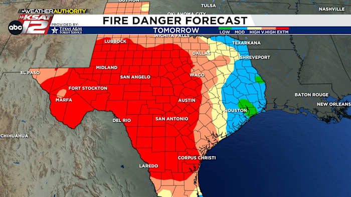 Warm en vochtig vandaag, erg winderig, met 'extreme' brandgevaar dinsdag