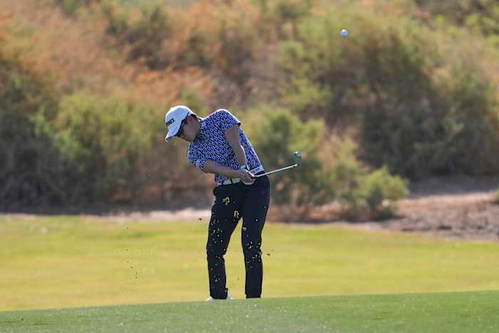 Akie Iwai schiet 64 spelen naast een tweelingzus voor het deel van de LPGA Tour Lead in El Caballero