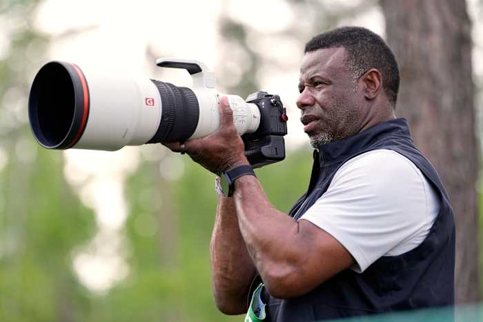 Baseball Hall of Famer Ken Griffey Jr. Geniet van de kans om meesters te fotograferen