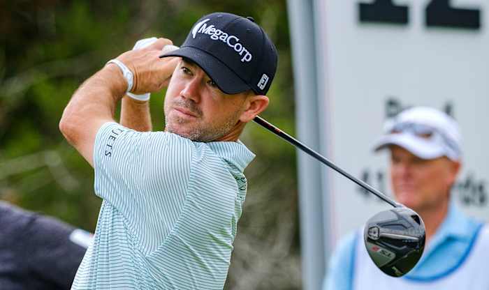 Brian Harman overleeft de wind en leidt Texas open