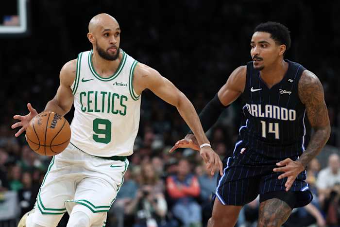 Derrick White scoort 30, Tatum blijft in het spel na de herfst en Celtics versloeg Magic 103-86 in Game 1