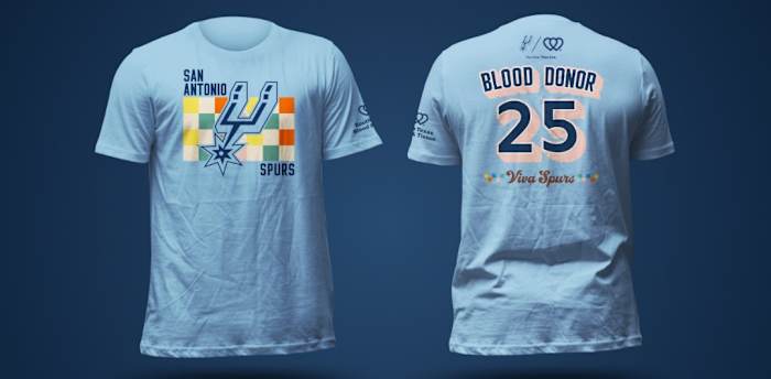 Het doneren van bloed vandaag zal jullie twee gratis tickets voor Spurs vs. Raptors -game bezorgen