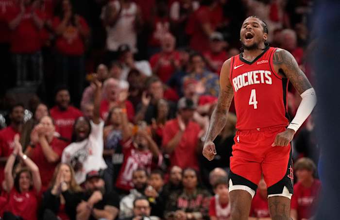 Jalen Green maakt acht 3s met 38 punten om Rockets Even Series te helpen met 109-94 overwinning op Warriors