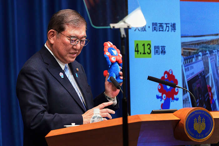 Japanse leider zegt dat hij hoopt dat Osaka Expo een verdeelde wereld zal helpen herenigen