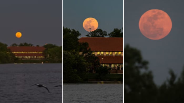 KSAT Connect -gebruikers maken verbluffende foto's van april's Full Moon Lighting Up South Texas