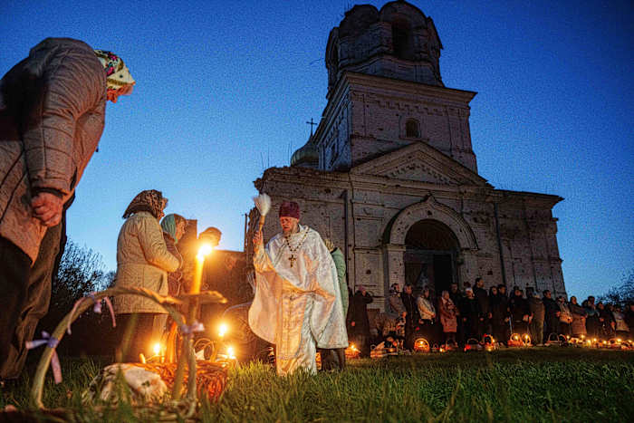 Oekraïners markeren Pasen met weinig vertrouwen in Rusland Staakt -het -vuren