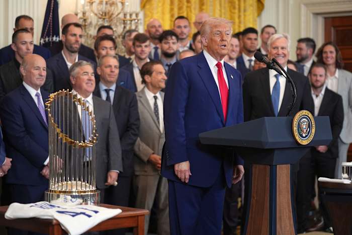 Ohtani, Betts en World Series -kampioen Dodgers bezoeken Trump in het Witte Huis