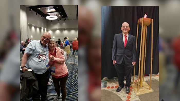 San Antonio Man deelt zijn reis naar het verliezen van 127 pond ondersteund door gemeenschapssteun