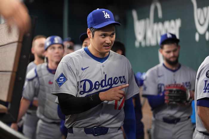 Shohei Ohtani hitloos in ruil voor de line -up van Dodgers na de geboorte van dochter in Californië