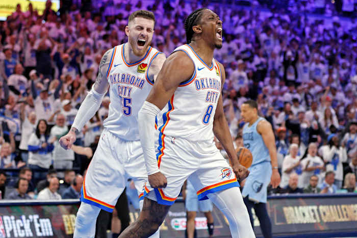 Thunder versloeg Grizzlies 131-80 in Game 1, 5e grootste marge van de overwinning in NBA postseason geschiedenis