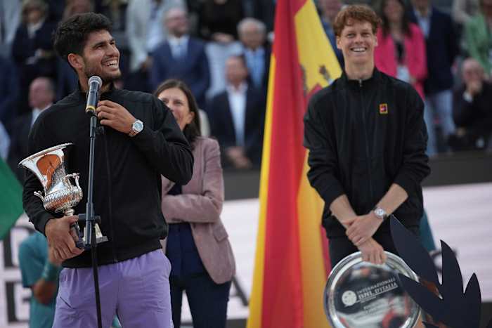 Alcaraz is de duidelijke favoriet voor de French Open. Maar Sinner bouwt terug naar bovenste vorm