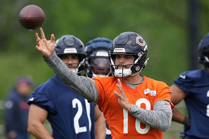 Bears QB Caleb Williams richt zich op controverse van boekfragment