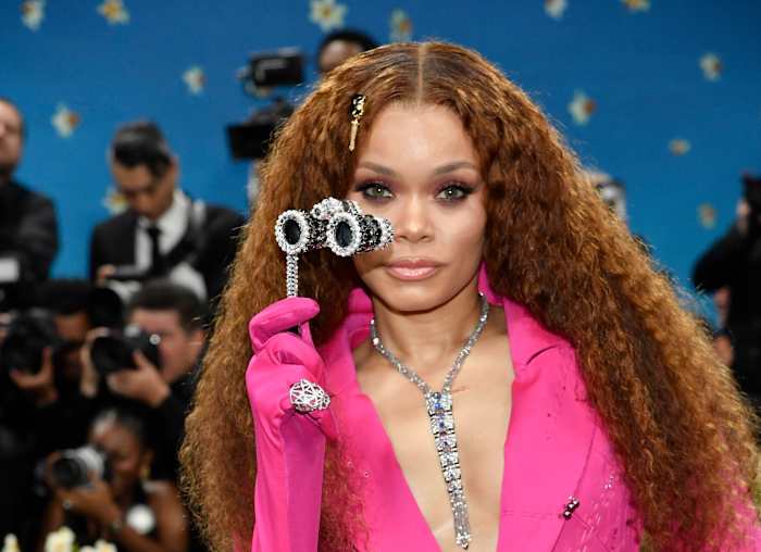 Binnen het Met Gala: onder een met bloembladen gevulde hemel eren gasten zwarte stijl, hagel een 'monumentale nacht'