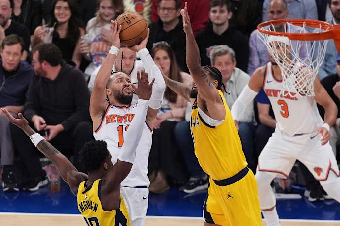 Brunson, steden dragen Knicks naar 111-94 overwinning die de serie van Pacers snijdt, leidt naar 3-2