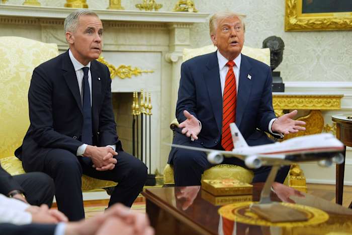 Canada's Carney wordt de nieuwste buitenlandse leider die de Trump -behandeling in het Oval Office krijgt